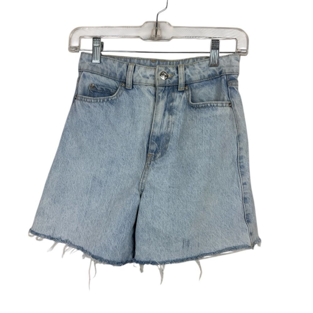 🥑5/$25 Zara Denim Mom Fit Shorts high waisted shorts size 0